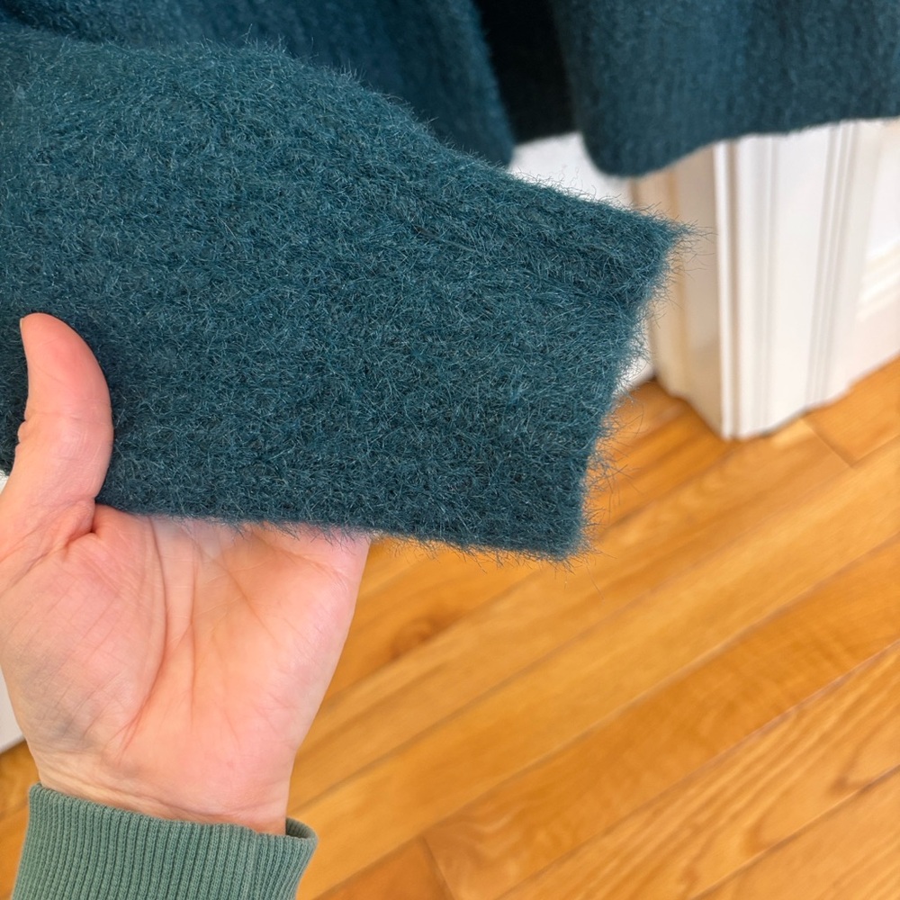 Anthropologie Deep Green Women's Cardigan - Picture 4 of 7